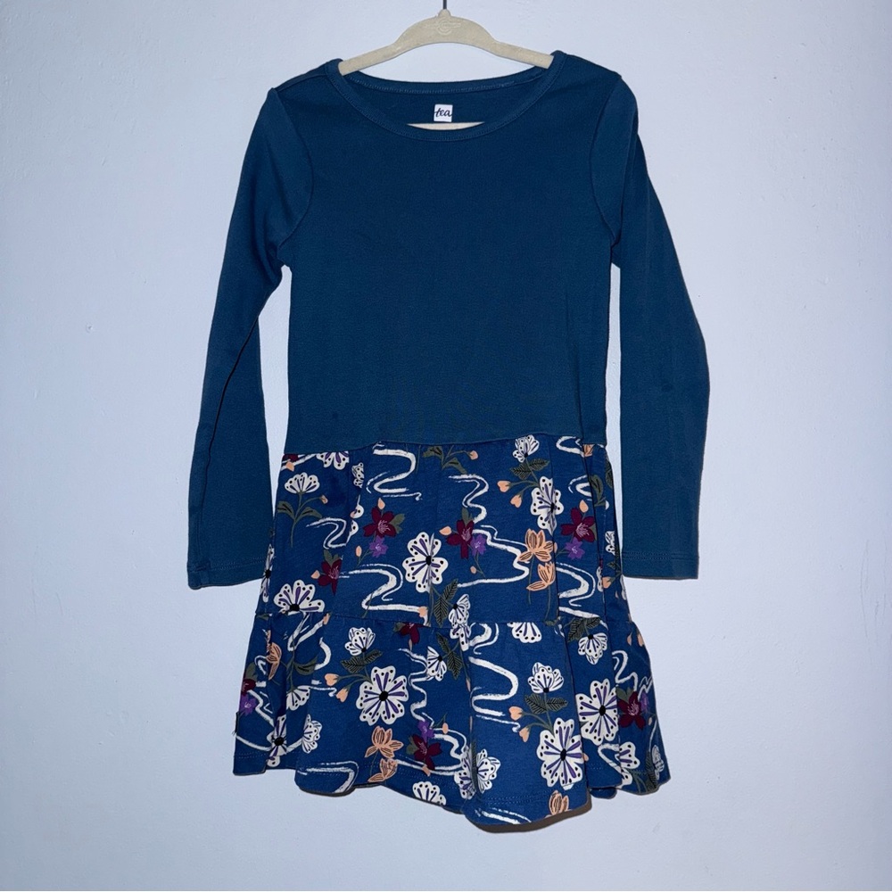 Tea Collection | Floral Blue Dress